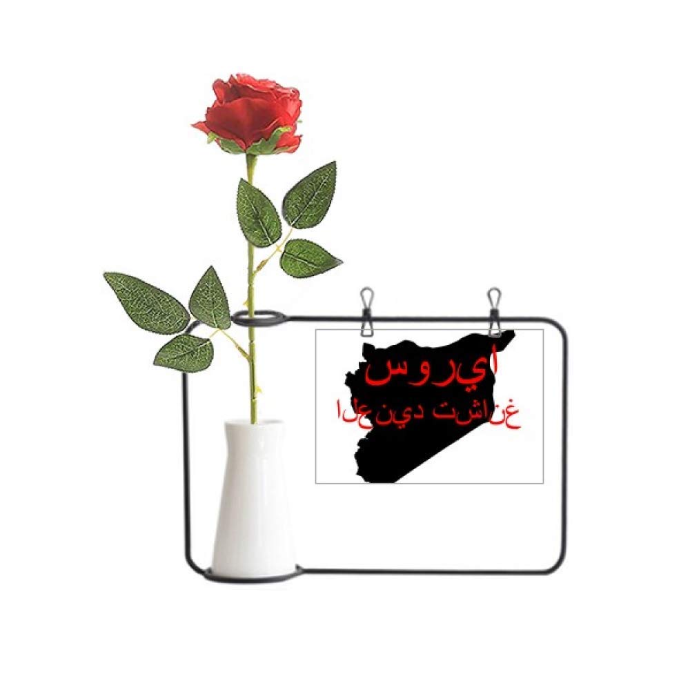 Rose artificielle à suspendre décoration bouteille vase pour intérieur moderne
