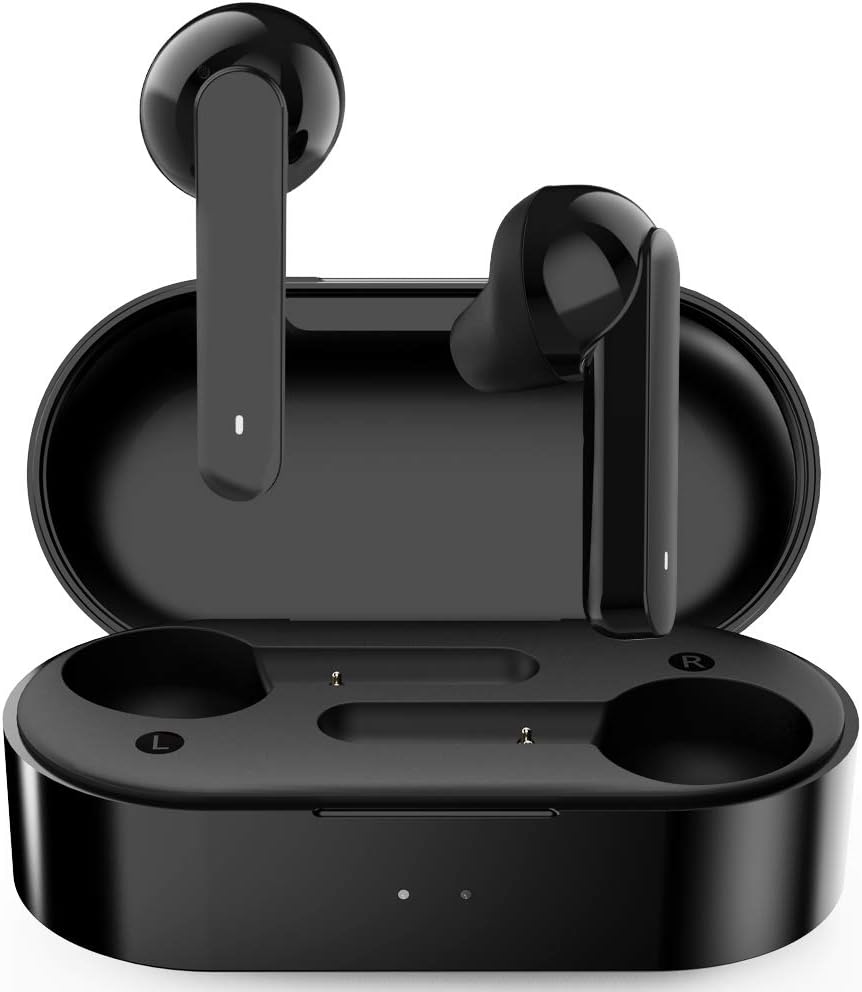 Cuffie Bluetooth Sport Auricolari Bluetooth 5.0 Stereo Impermeabili - Cuffiette Wireless Sportive Con Microfono E ANC Auricolari Con Microfono E Custodia