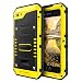 Beasyjoy Waterproof Case Compatible with iPhone 8/ iPhone 7,Beasyjoy Heavy Duty Metal Cover with Screen Full Body Protective,Three Layers Shockproof Drop Proof Durable Military Grade Defender,Yellow