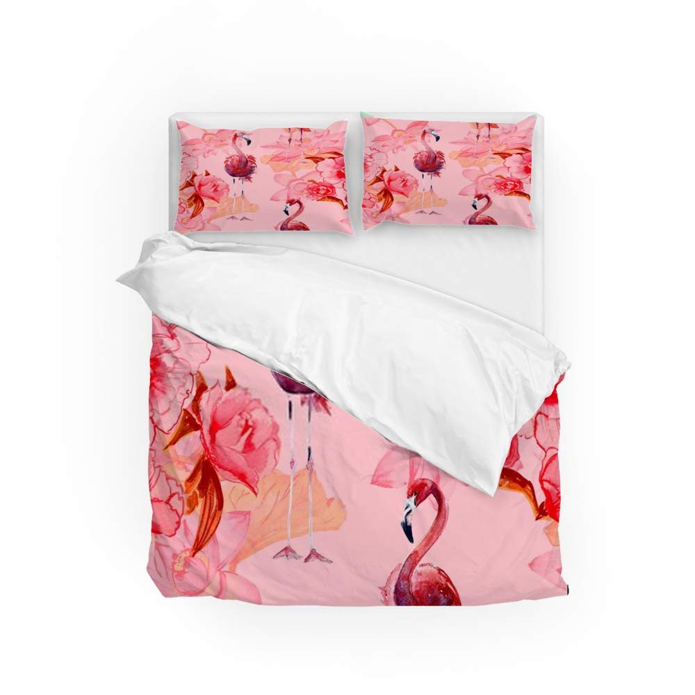 Housse de couette flamants roses pour des nuits de douceur