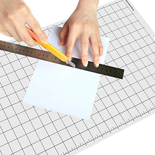 REALIKE Cutting Mat for Cricut Explore Machine,Cricut Expression Machine Maker 30.48cmX60.96cm 12x24 inch Adhesive Sticky Cutting Mats 3Pack Replacement Vinyl Cutting mat for Craft Sewing Standardgrip