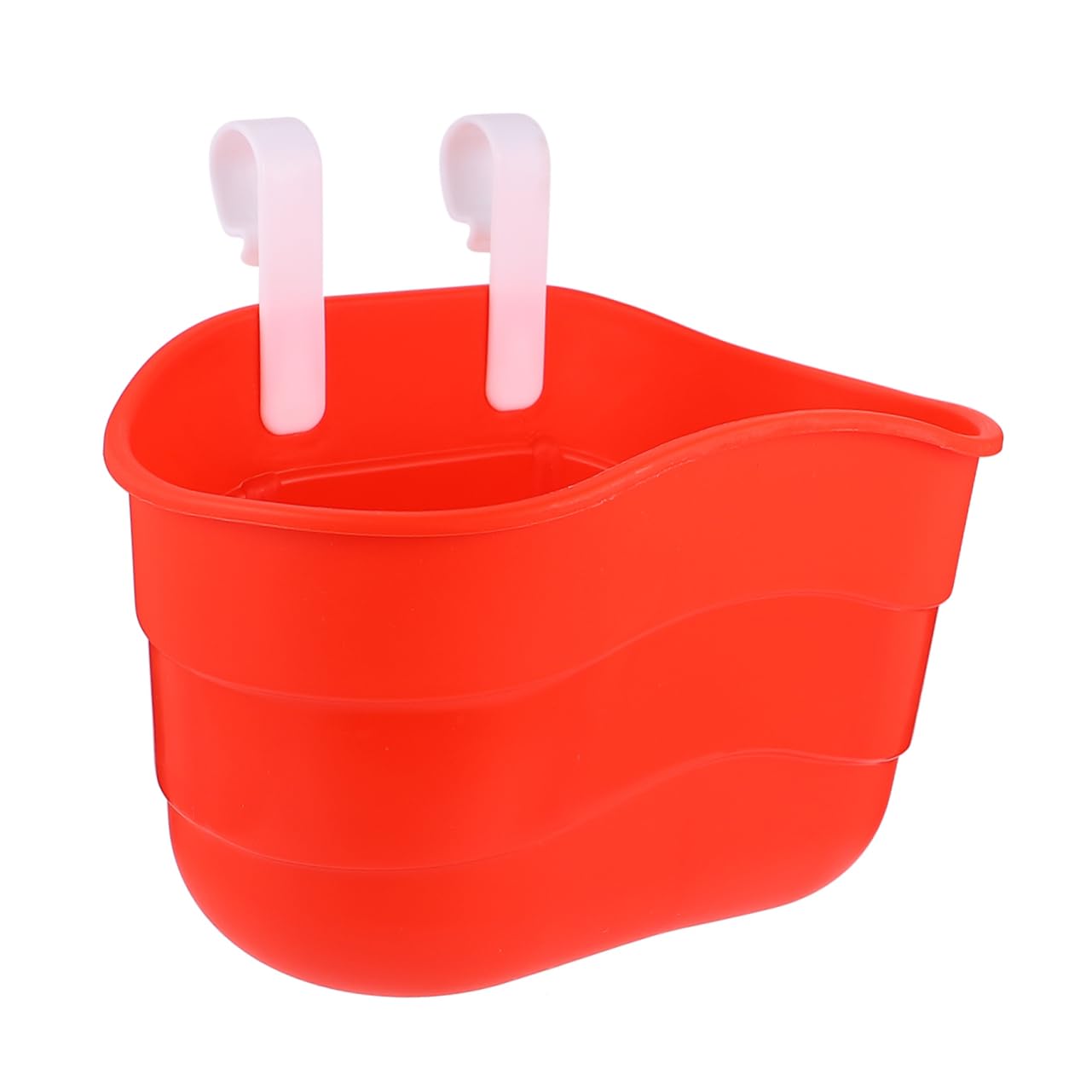 Mikinona 1Pc Bike Basket Red Hanging Plastic Basket for Scooters and Bicycles Easy Tool Installation for Storing and Essentials for Boys