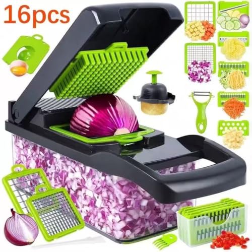 Cortador de verduras multifunción 16 en 1 miniatura 3