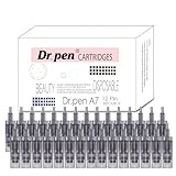 Dr. Pen A7 Ersatz-Beauty-Patronen – 12-polige Präzisionsspitzen für gezielte Gesichtsroutinen, EO sterilisiert und versiegelt, hygienische monatliche Wartungspackung für Zuhause oder Salon, 30 Stück