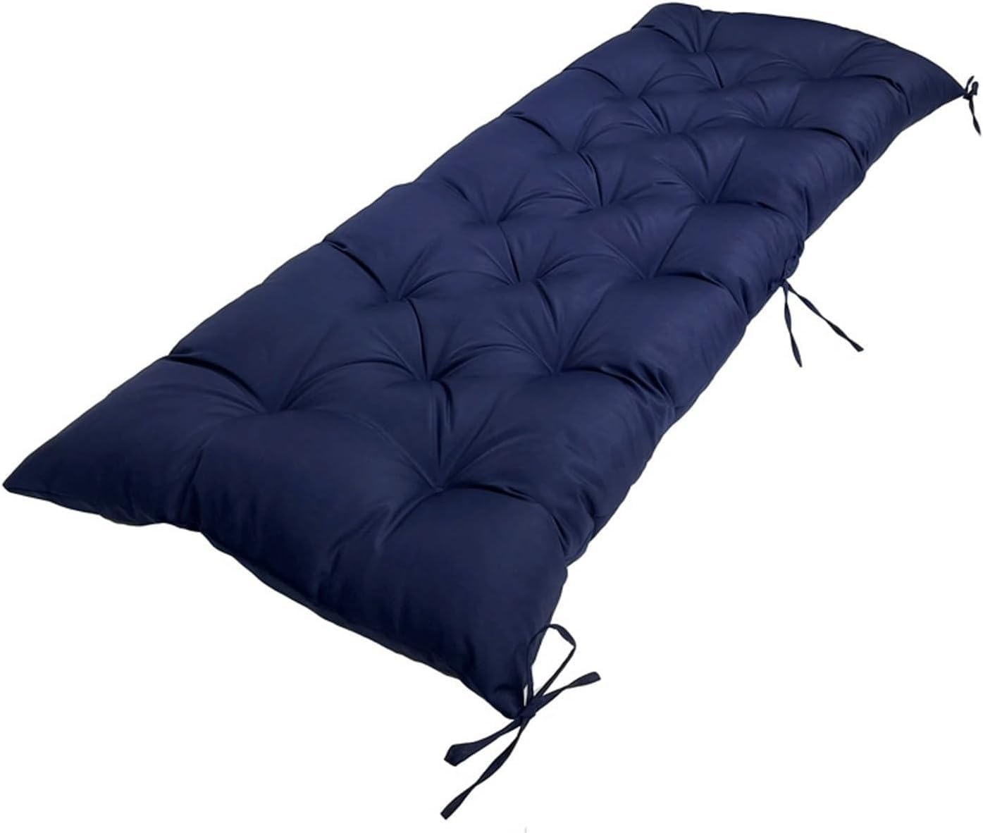Outdoor-Kissen 150x50cm & 100x50cm - wasserdichte Gartenbankauflagen für 2 & 3-Sitzer Schaukel, Terrasse & Balkon - Marineblau - Bequeme Sitzgelegenheit für Haus & Garten