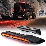 Xprite High Mount LED Brake Lights with Turn Signal/Reverse/Brake Light Compatible...