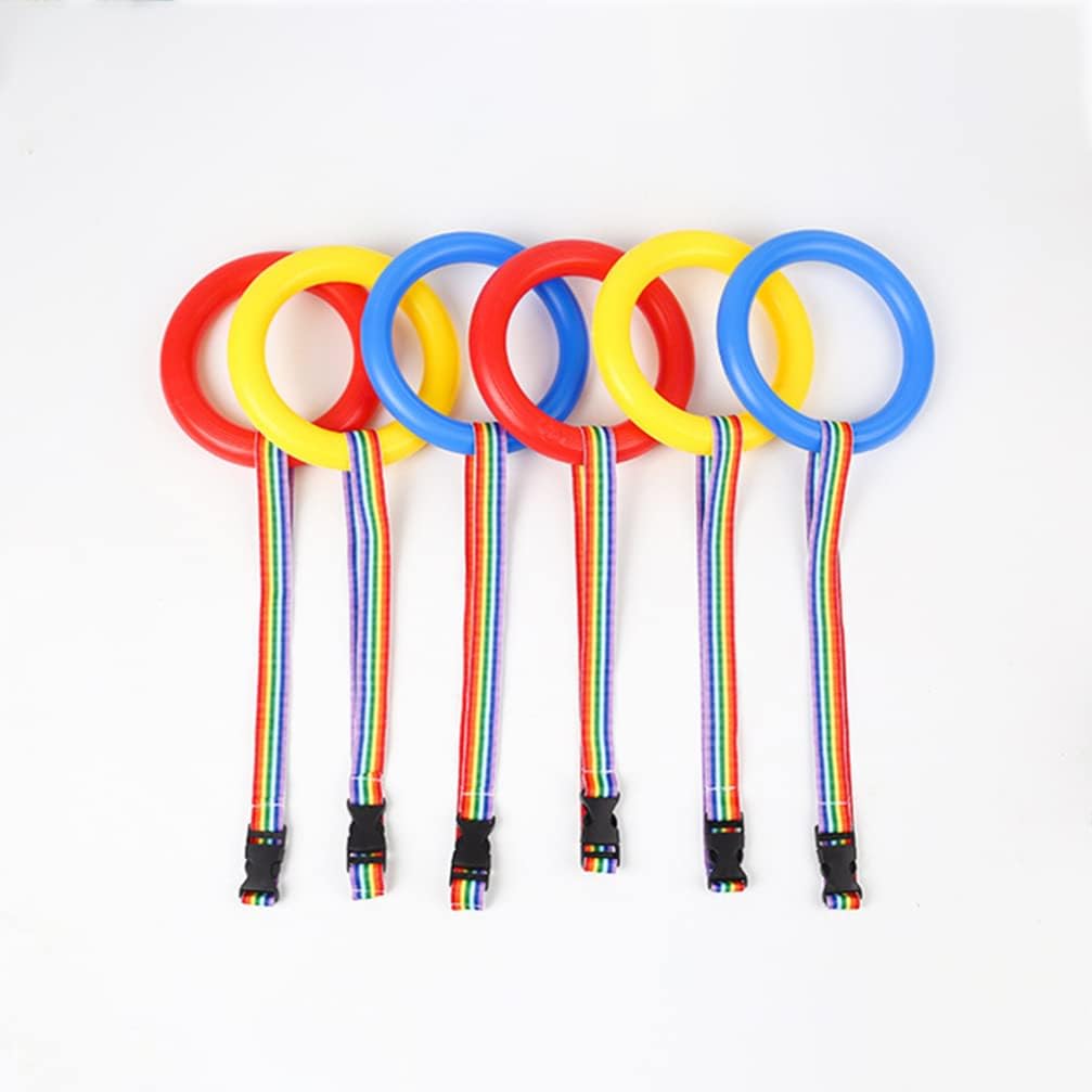 Toddmomy 8pcs Safety Walking Rope with Handles for Daycare Line Rope for Up to 6 Children Walking Rope for Preschool Outdoor Safety Walking Rope,Random Color
