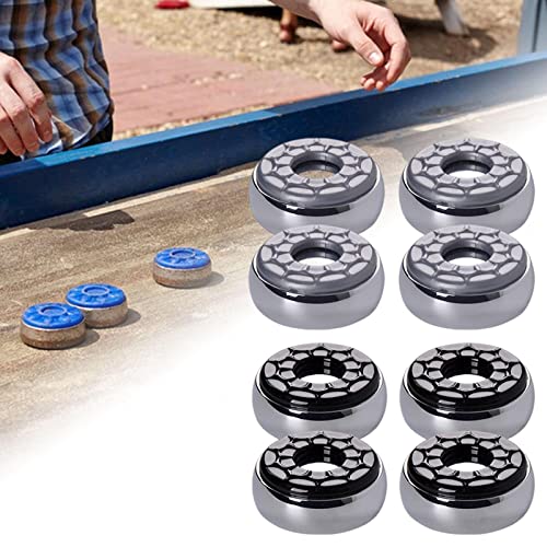 Dynwave 8x Pucks de Shuffleboard Portáteis para Jogos Familiares Pucks de Mesa de Shuffleboard 53mm