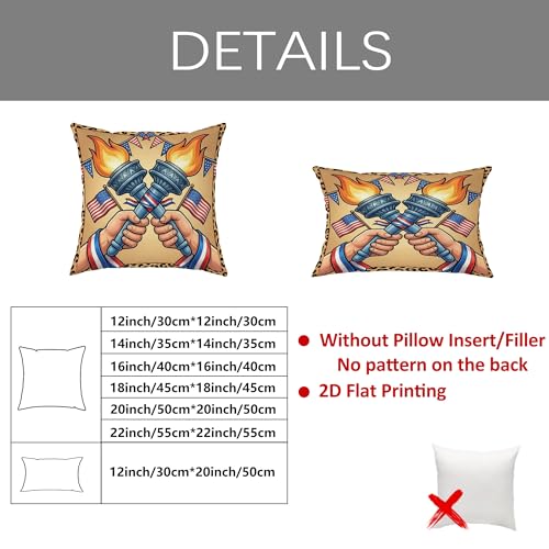 Housses de coussin avec fermeture éclair dissimulée lot de 4