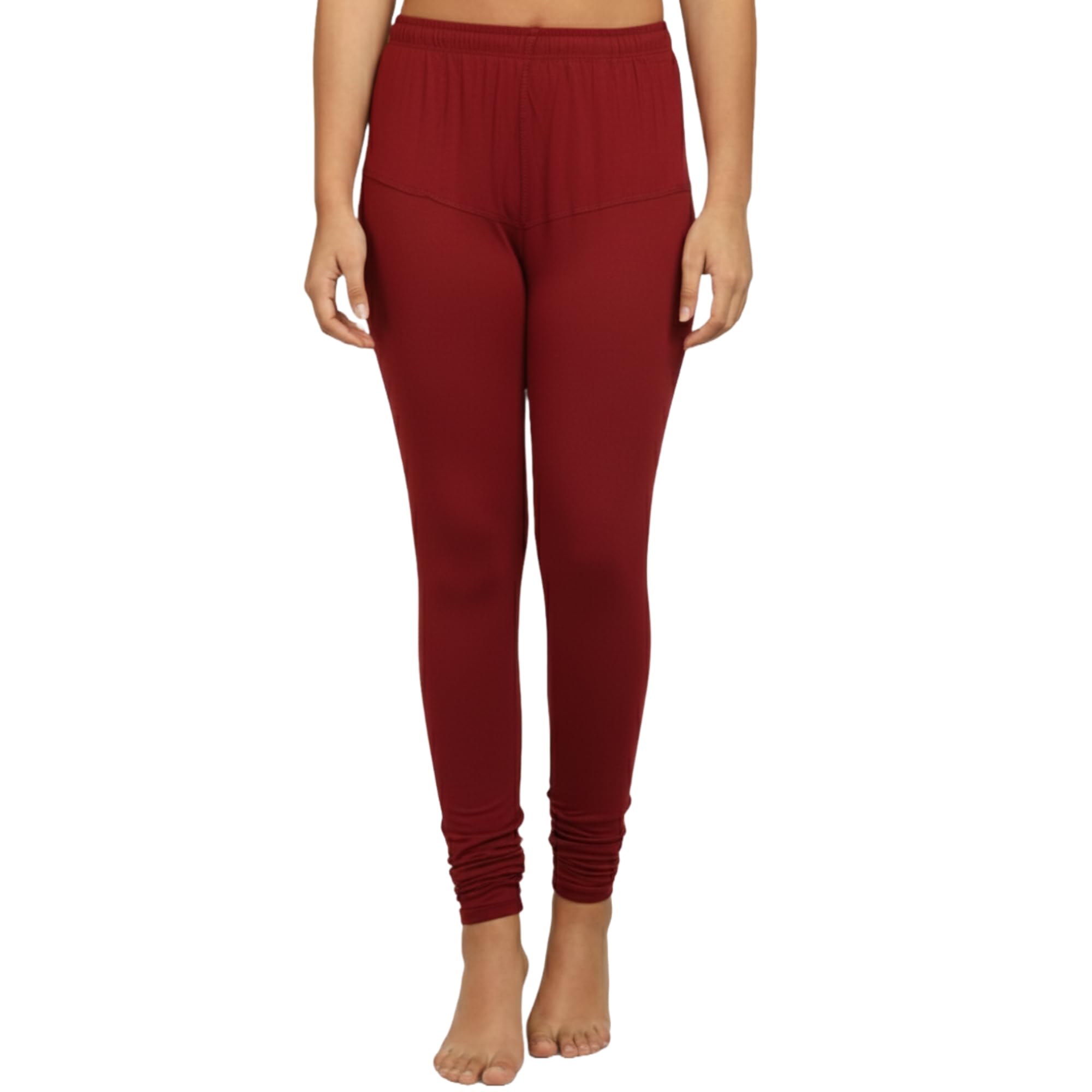 Peria Churidar Leggings for Women Full Length | Stretch Cotton | Soft Waistband-picture-11