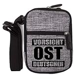 Volumen: ca. 0,5 Liter Spass kostet Body Bag Umhängetasche Schultertasche Vorsicht OST Deutscher