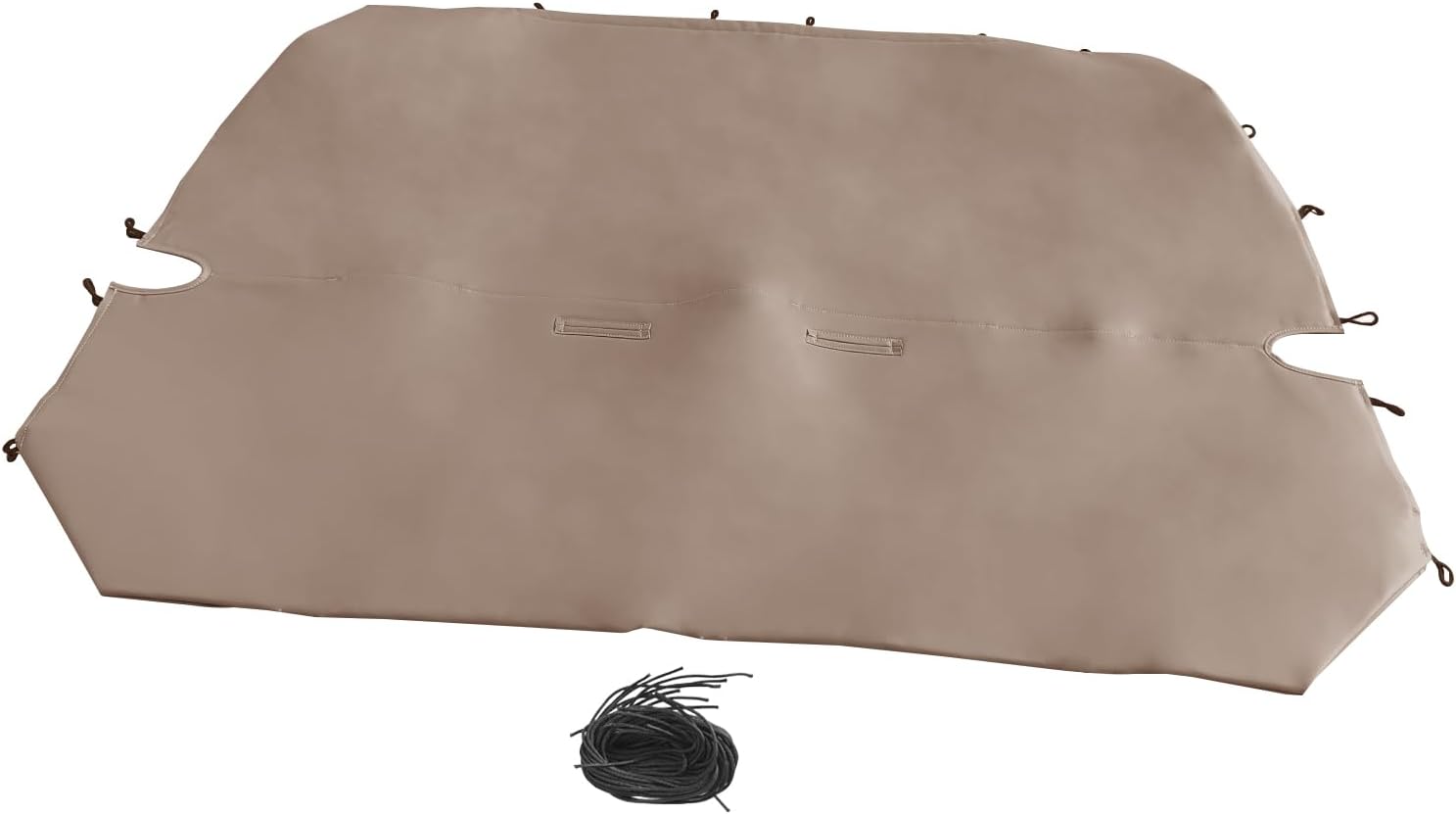 Universal Full Size Bench Truck Pickup Seat Cover Fits for Chevy for Dodge for Ford PU Leather, Beige