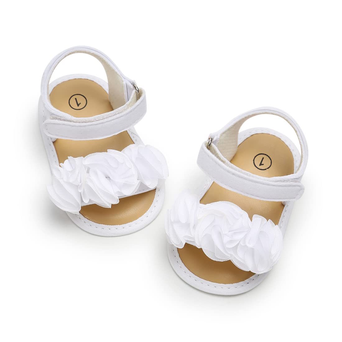 OhwawadiBaby Boys Girls Sandals Summer Wedding Dress Flats Shoes Infant Newborn Crib Footwear First Walkers Prewalkers
