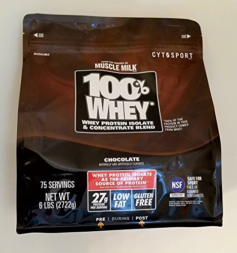 Birsppy CytoSport 100% Whey Protein Powder Isolate & Concentrate Blend, 6 Lb. (Chocolate) Birsppy CytoSport 100% Whey Protein Powder Isolate & Concentrate Blend, 6 Lb. (Chocolate)