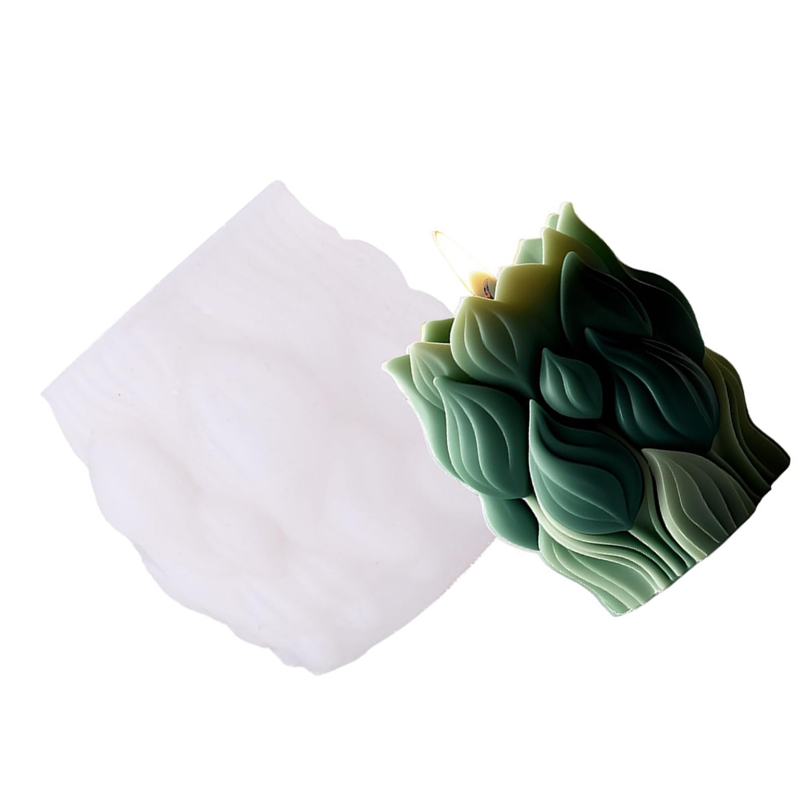 Xjdzineq Tulips Silicone Molds Plasters Epoxy Resin Ornament Casting Flowers Pillar Silicone Flowers Pillar