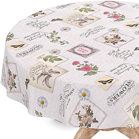 Mantel de hule lavable botánico ANRO Cover