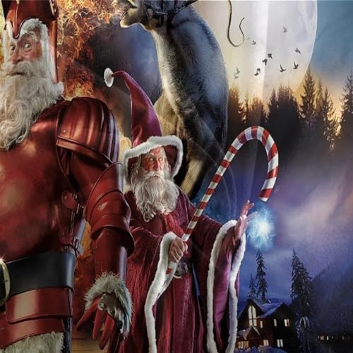 Funda nórdica de Papá Noel 3D juego de cama microfibra King de 3 piezas 8