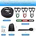 Brebebe Resistance Bands for Physical Therapy, Multi Point Door Anchor Strap for Home Gym Workout, Bands with Handles for Recovery, Stretch, Fitness, Door Workout Accessories, No Tools, No Drilling
