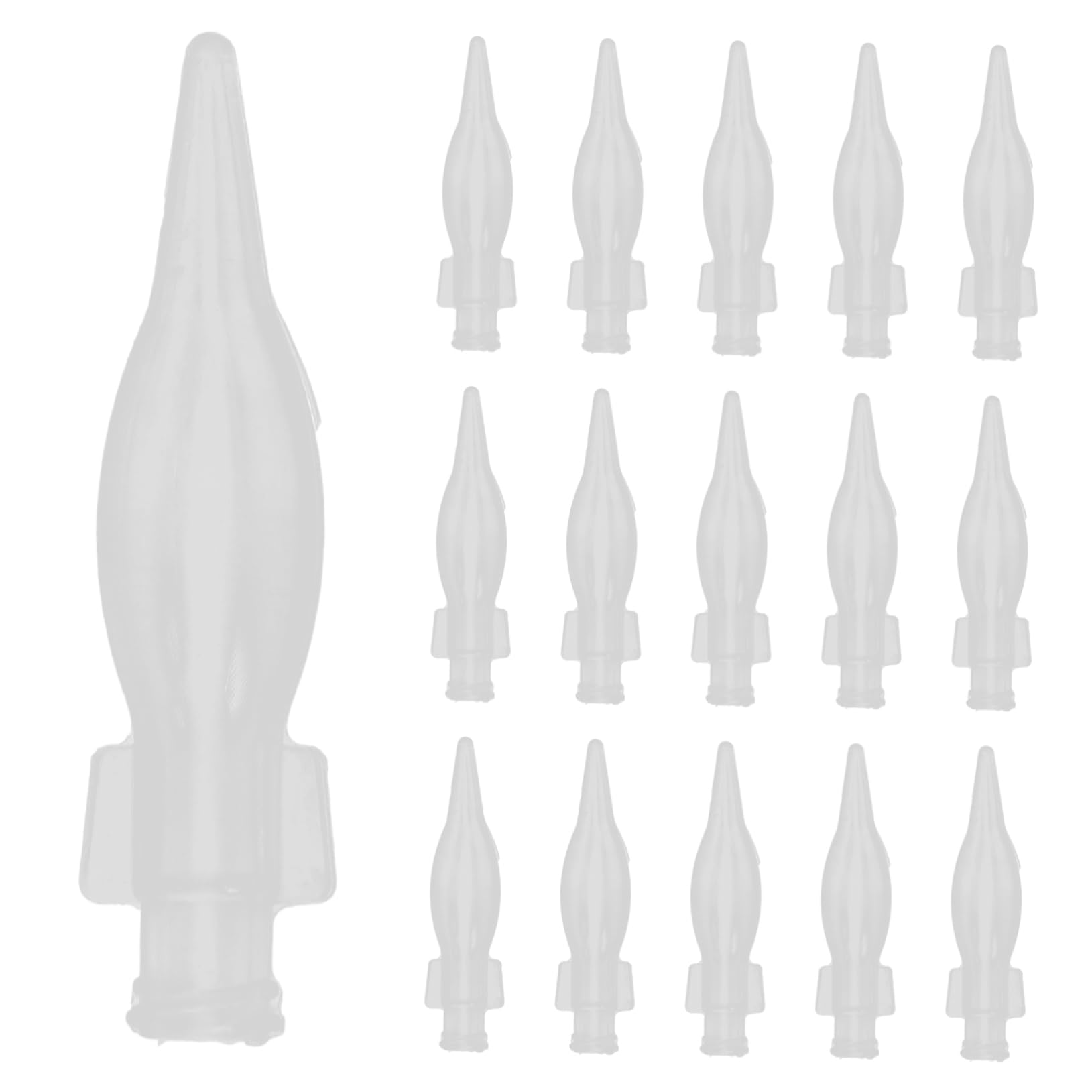 SUPVOX 20pcs Kitten Nipples Kit for Nursing Feeding Cat Suckling Pacifier Bottle Nipples Kitten