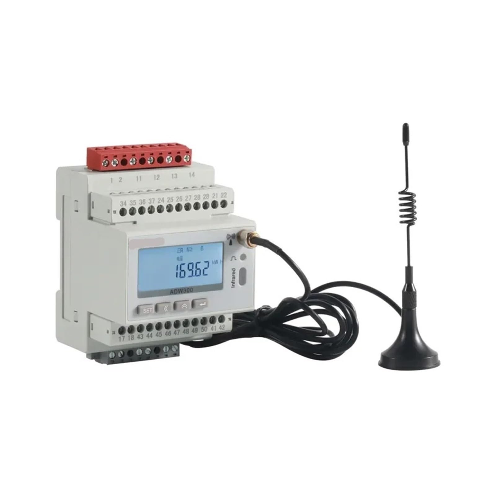 TPKMVGAP ADW300 Energy Meter Optional 4G 2G WiFi RS485 MODBUS-RTU 3/three Phase Electricity Meter