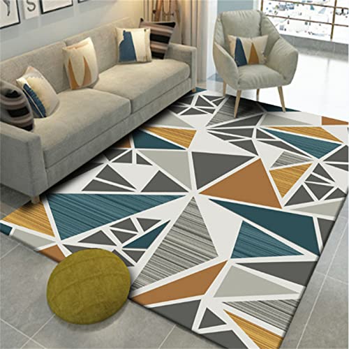 Tapis géométrie de la chambre à coucher pour un sol moderne unique