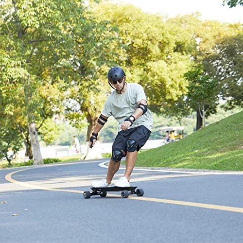 Wookrays 38" Electric Skateboard With Remote, 900W Dual Motor Electric Longboard, Top Speed 25 Mph, 21.7 Miles Range, 8 Layers Maple, 3 Speed Adjustment E-Skateboard For Adult Teens #TOP1