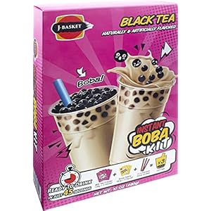 J-Basket Black Tea Boba Kit, 10 Oz