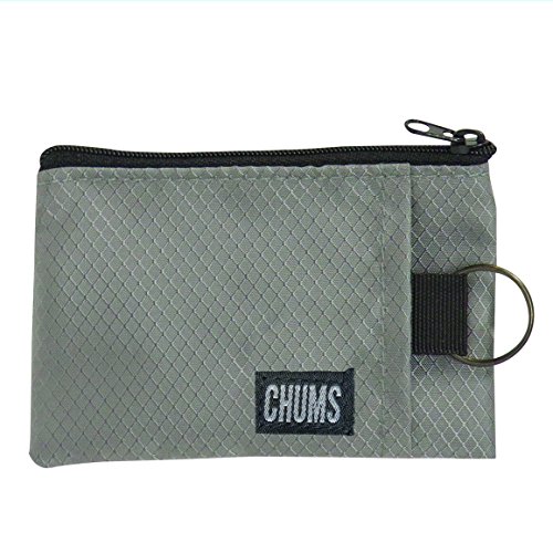 Chums Marsupial Wallet – Slim Floating Billfold with Keychain (Gray)