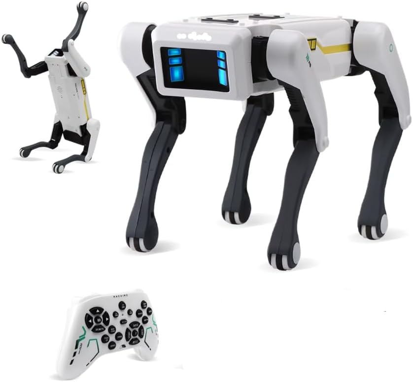Mini Robô Cão Inteligente com Controle Remoto, Programação por Ap...