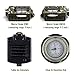 Eyeskey Tactical Survival Compass with Lanyard & Pouch | Waterproof & Impact Resistant | Lensatic Sighting Compass for Hiking (Camouflage)