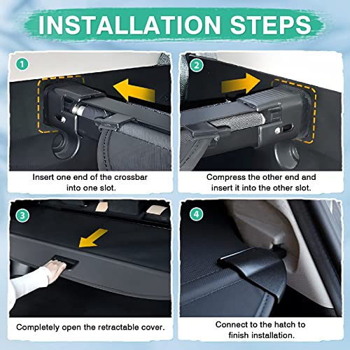 Image of Powerty Cargo Cover for 2020-2025 Subaru Outback Accessories