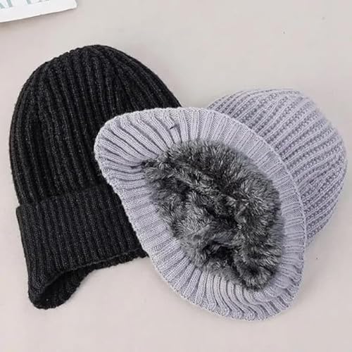 Gorro Touca Térmica Masculina e Feminino Inverno com Forro Interno Peluciado Gorro Quente, Elástico