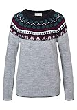 Timezone Norwegain Pullover suéter, Gris (Granite Grey Melange 8124), 34 (Talla del Fabricante: X-Small) para Mujer