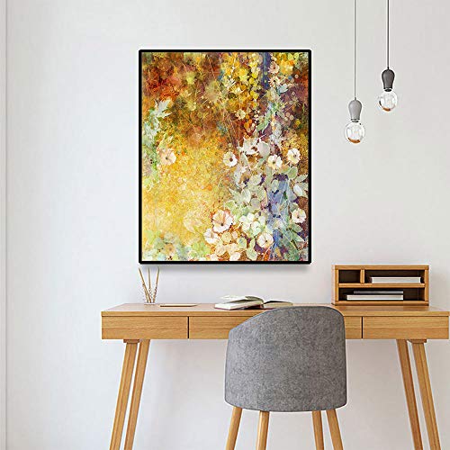 Anpassen Wandkunst Abstrakte Blumen Leinwand Malerei Wandkunst Blumenbild Wohnzimmer Kinderzimmer Dekor Moderne Heimdekoration Poster Und Drucke 50x70cm Kein Rahmen Cover
