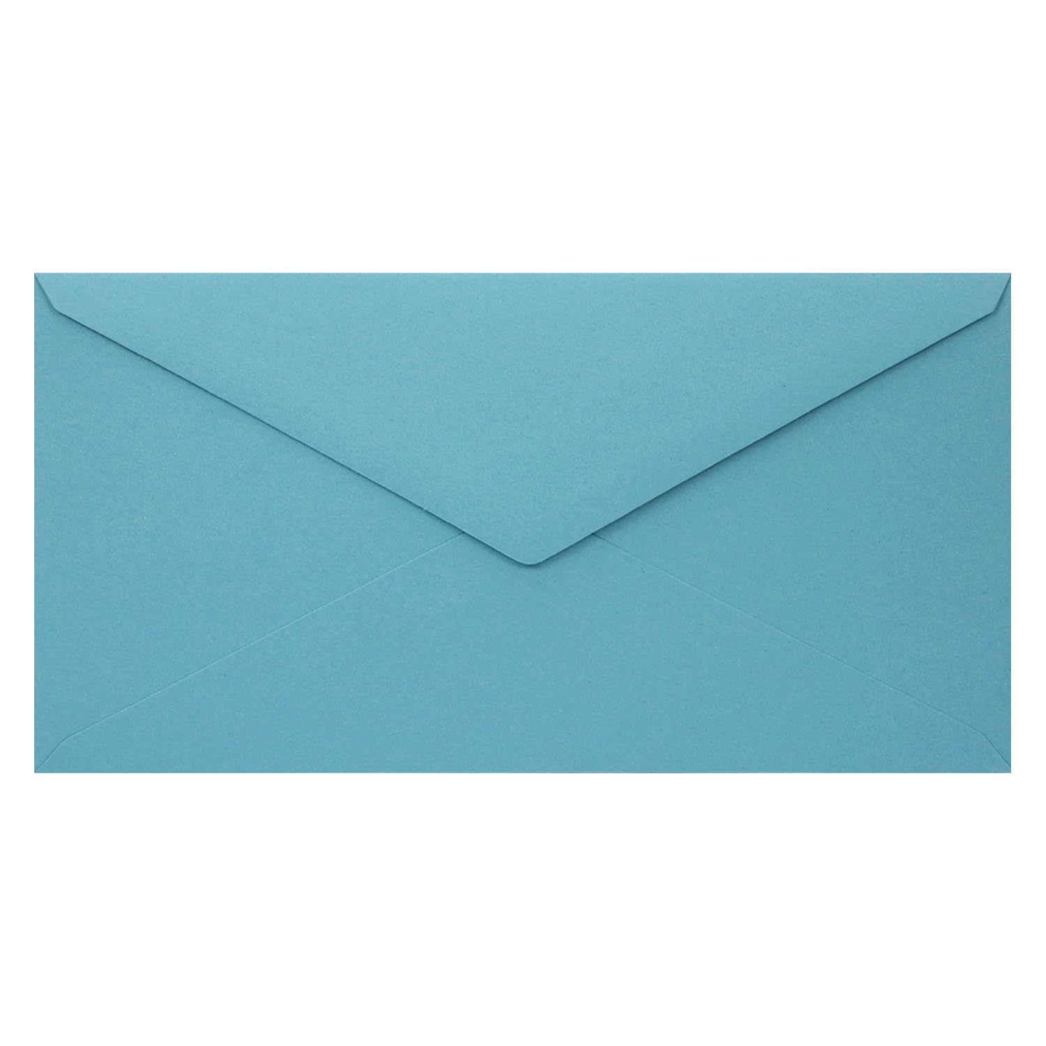 Netuno 500 Long Blue envelopes DL 110 x 220 mm 4.33 x 8.66 in 110gsm Woodstock Azzurro Elegant Invitation Envelope Colourful Recycled envelopes for Letters Flyers Business Cards Weddings