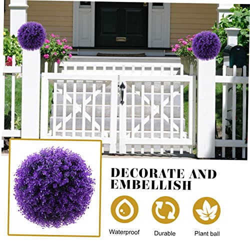 Hoement 3Pcs Eucalyptus Grass Ball Artificial Outdoor Plants House Plants Artificial Outdoor Artificial Plants Decorative Boxwood Artificial Boxwood Balls Hanging Topiary Balls Home Decor #TOP7