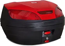 BAULETO PLÁSTICO SUPERIOR 52 LITROS PRO TORK SMART BOX 3 VERMELHO