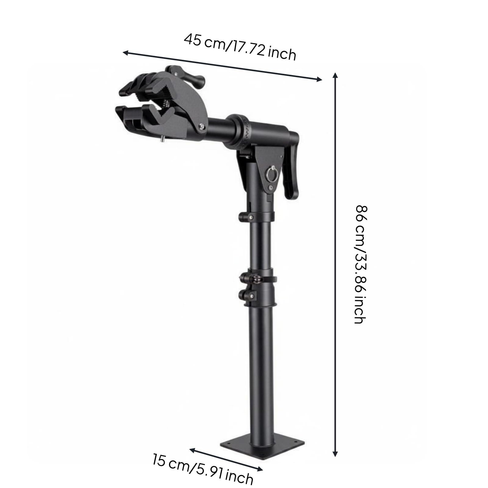 Soporte Giratorio 360 Grados Antideslizante Caballete Ajustable Bici Material Caballete Giratorio 360 para Casa
