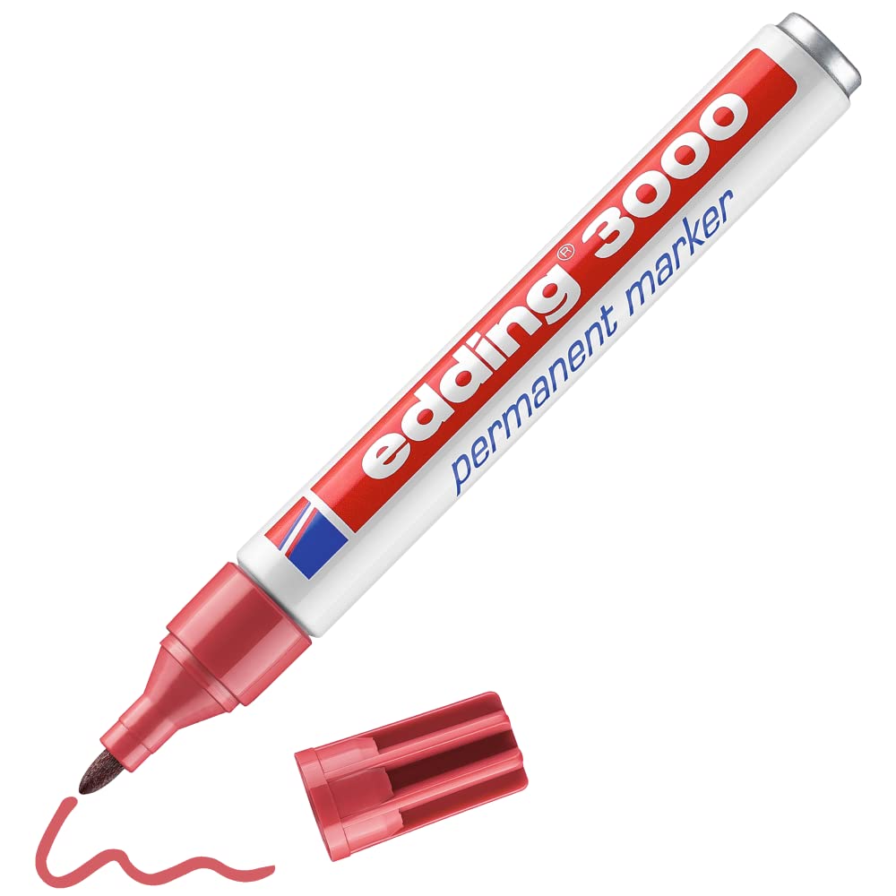 E-3000 Kalıcı Marker Kızıl