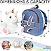 Naturally KIDS Toddler Backpack w Unicorn Toys, 2 Year Old Girl Birthday Gift, 3 Year Old Girl Gift Boy, Toddler Unicorn Toy