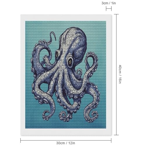 Pintura fotográfica de diamante de pulpo para aprender DIY fácilmente 2