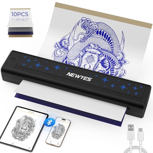 Imprimante thermique tatouage portable pour créer vos stencils en salon