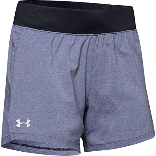 Under Armour Shorts feminino Launch com tecido elástico de 12,7 cm
