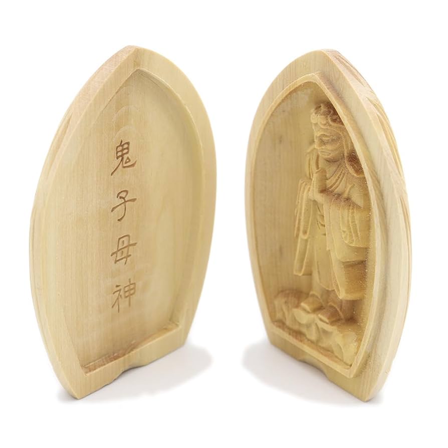 【フォロー割・新品】 香合仏　子安鬼子母神　白檀　仏龕　懐中仏　鬼子母神 フォロー割・新品】 香合仏 子安鬼子母神 白檀 仏龕 懐中仏 鬼子