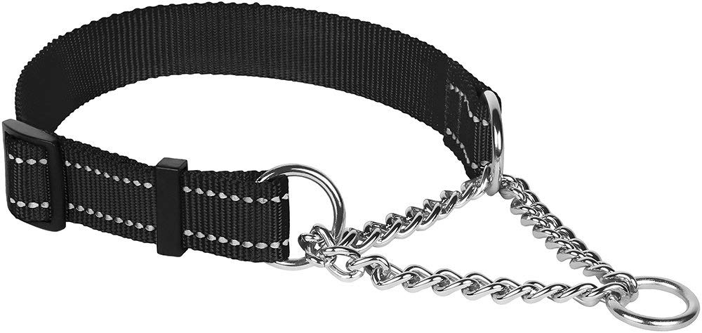 PSK PET MART (Size - Small, Thickness - 0.75" Inch) Martingale Collar Reflective Choke Collar for Small Dogs (Adjustable 14-20" Inch Neck Size, Color Black) (B09WQM55SQ) Amazon Price History, Amazon Price Tracker
