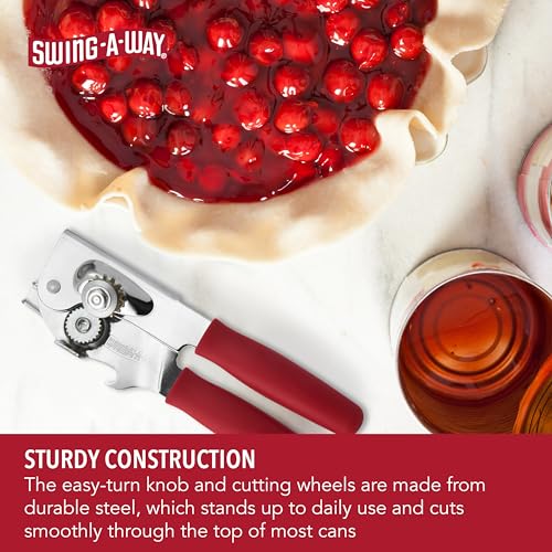 Swing-A-Way Abridor de latas 407RD, vermelho