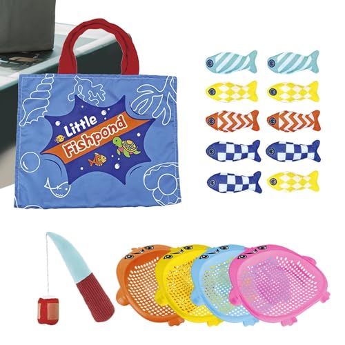 Jeu de pêche éducatif sensoriel de tri et d'apprentissage sécurisé