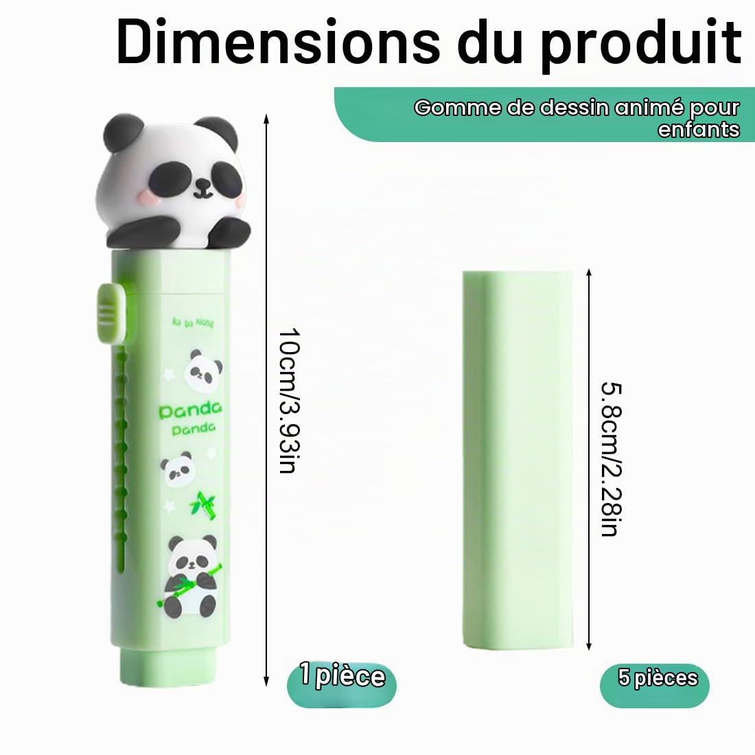 Kits de fournitures scolaires Jaysis Trousse Animaux Kawaii Trousse