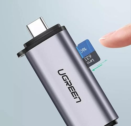 Adaptador Ugreen Otg Usb C + Usb 3.0 Leitor Cartões Sd 50706