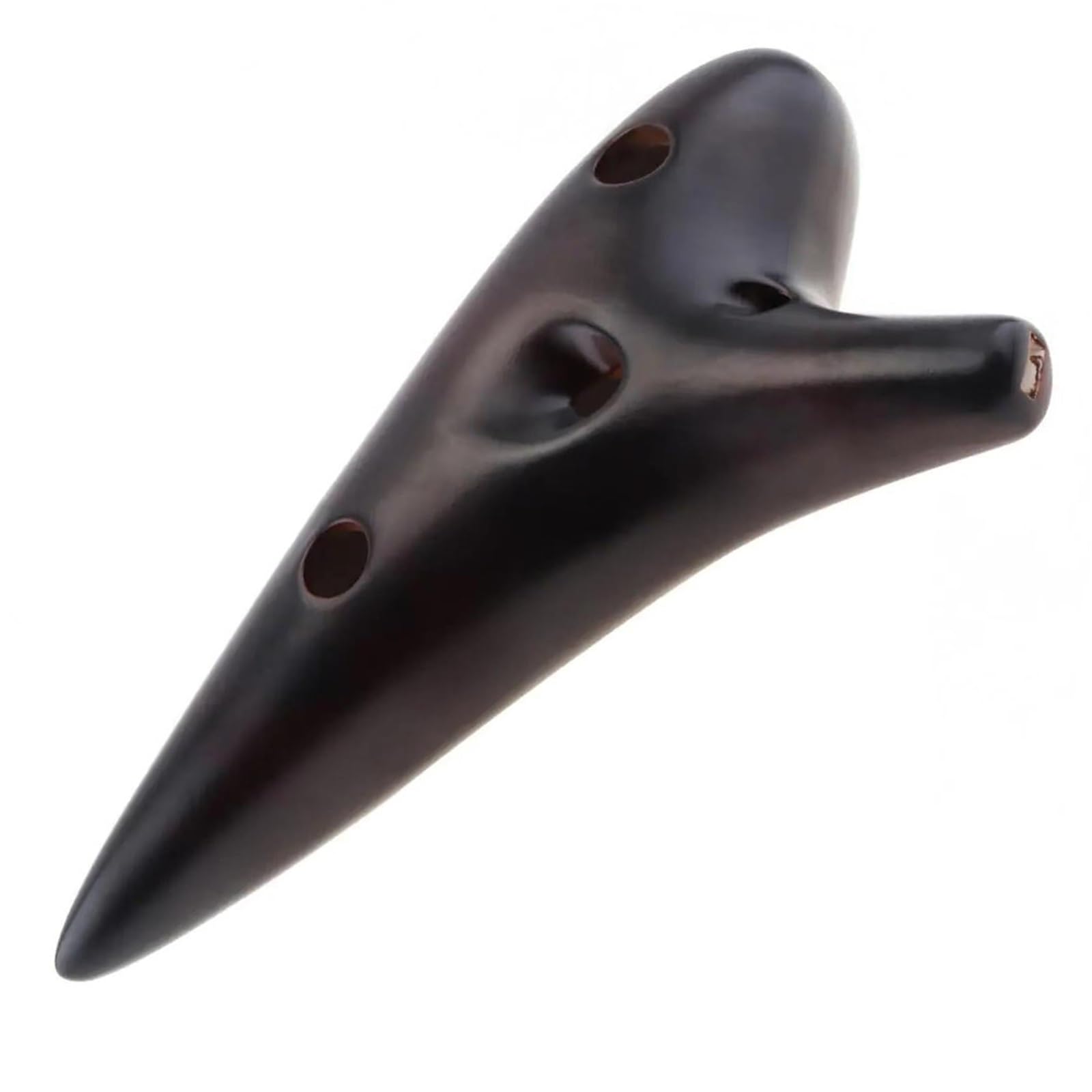 Ocarina Standard Ocarina in ceramica a 12 fori in Do alto facile da suonare | Timbro ricco e pieno, gamma compatta e leggera, equilibrata